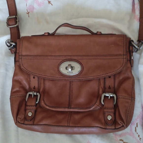 Fossil Handbags - Fossil Brown Crossbody Bag